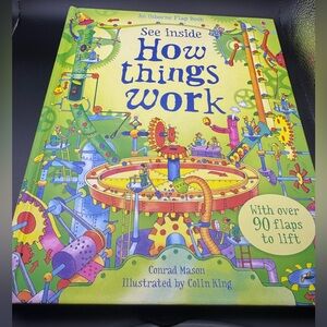 Usborne How Things Work Flap Book - Colorful Learning Toy